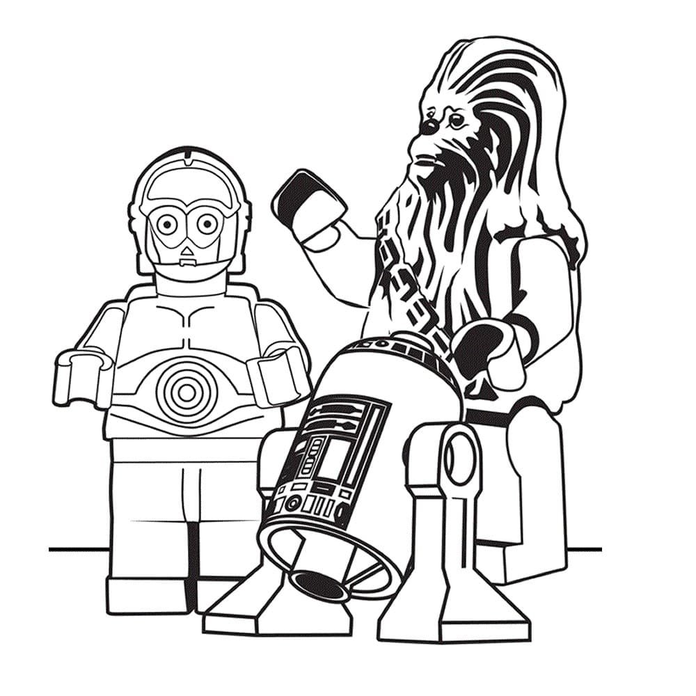 Раскраска Лего звездные войны 🍀. Скачать разукрашку бесплатно