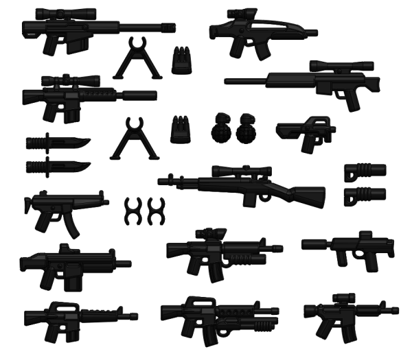BRICKARMS Modern Combat Pack