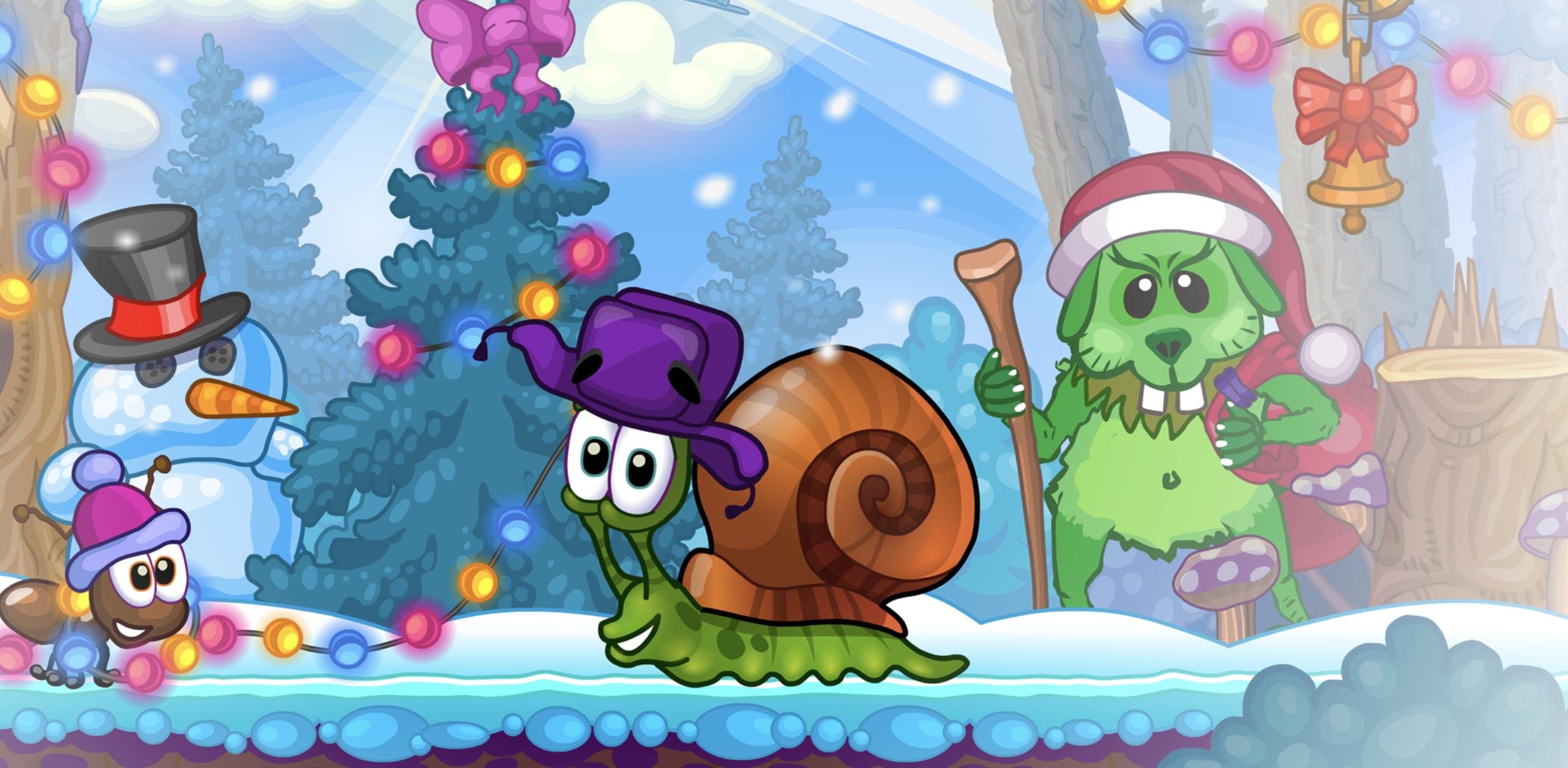 Bob 2 games. Snail Bob 2 (улитка Боб 2). Снаил Боб. Улитка Боб 6. Новогодний улитка Боб.