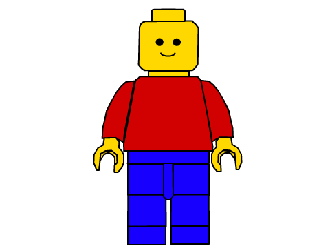 Лего человечки вектор