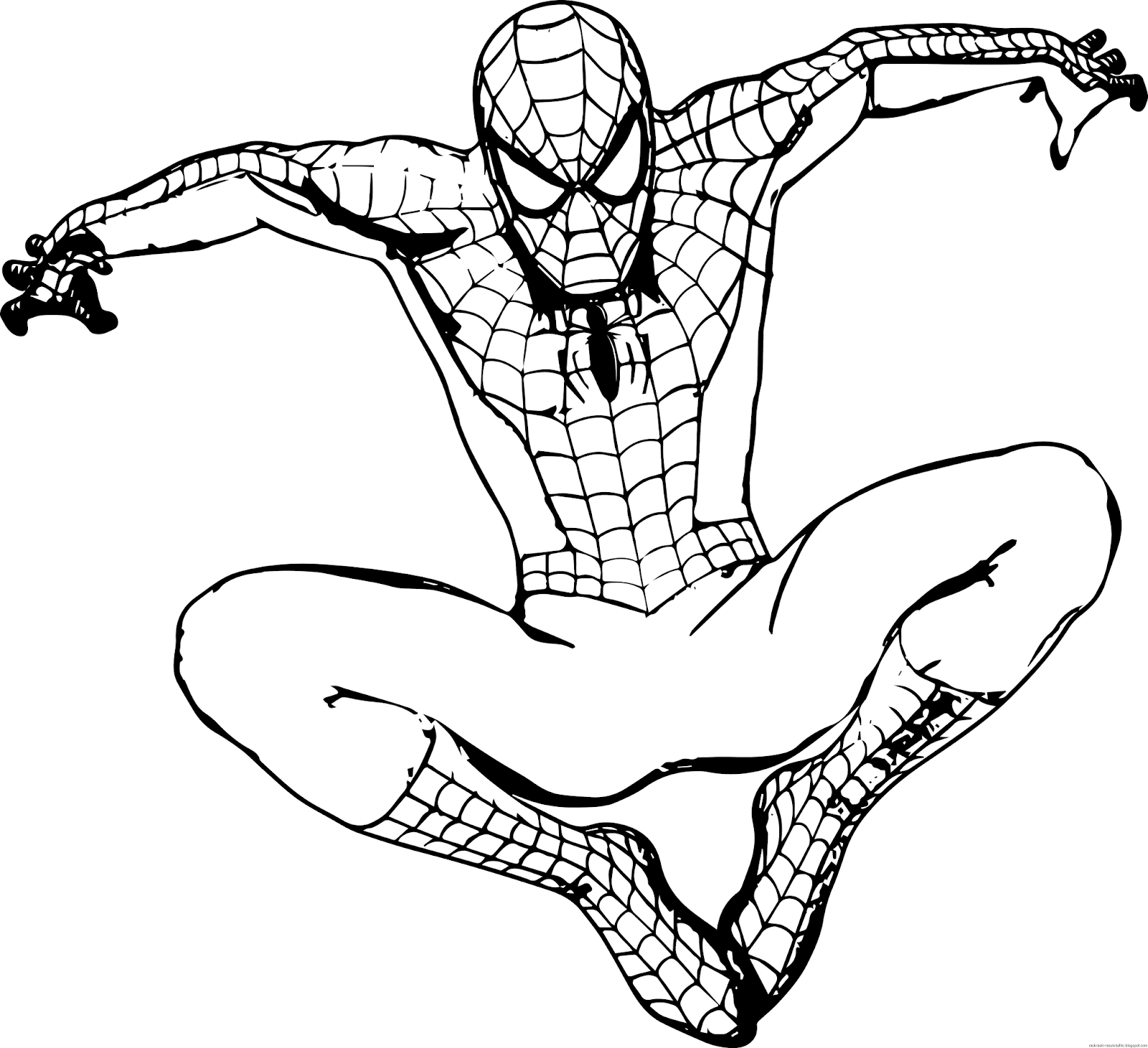 Рисунок человек паук черно белый (42 фото)