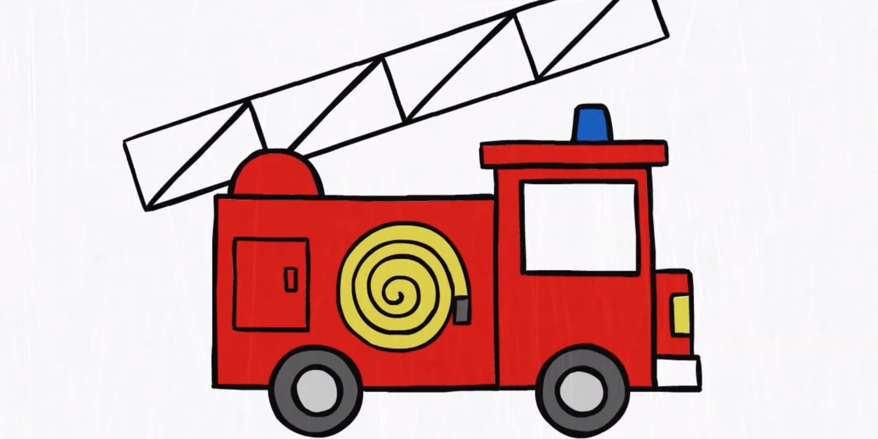 Аппликация пожарная машина, шаблоны для распечатки | Пожарная машина, Шаблон аппликации, Для детей