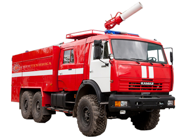 Пожарный КАМАЗ 43118 сбоку