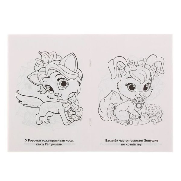 Раскраска "волшебные питомцы"