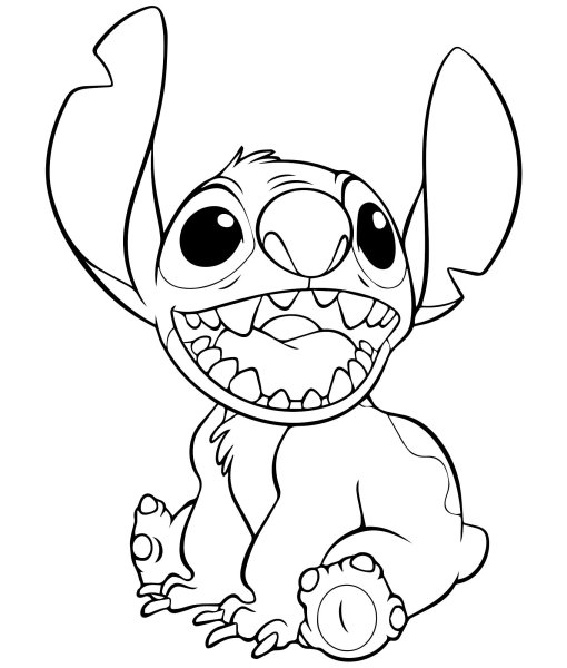 Раскраски Lilo Stitch