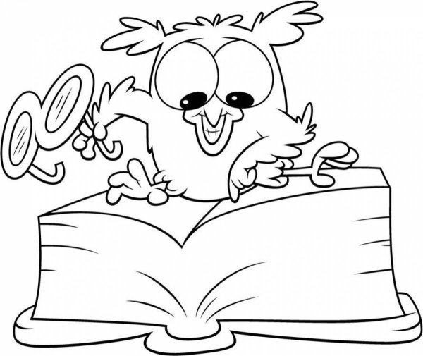 Раскраска "книга"