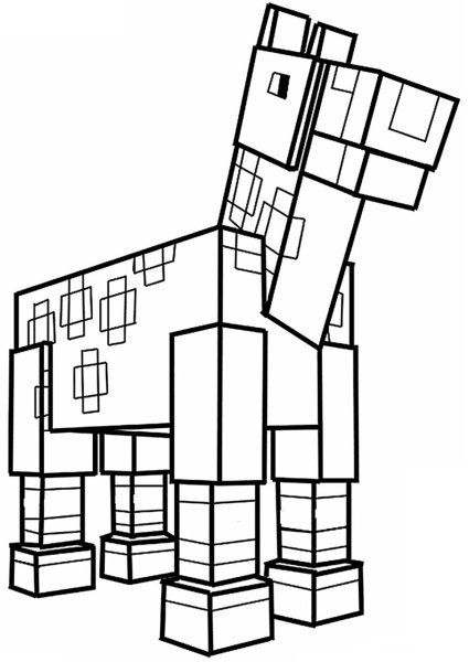 Раскраска майнкрафт