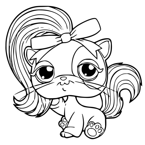 Раскраска Littlest Pet shop