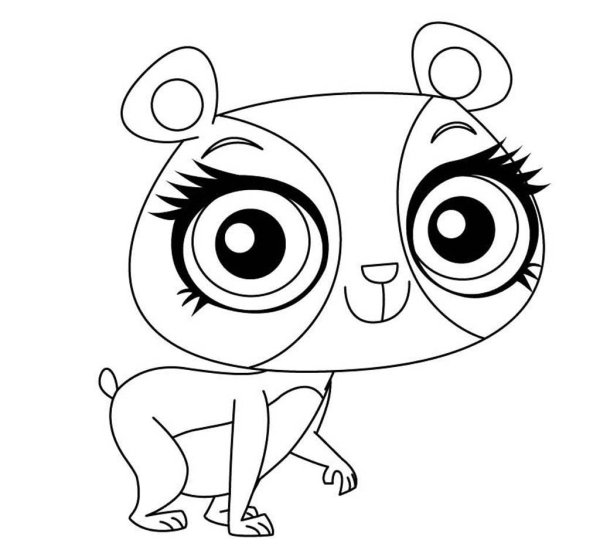 Раскраска Littlest Pet shop
