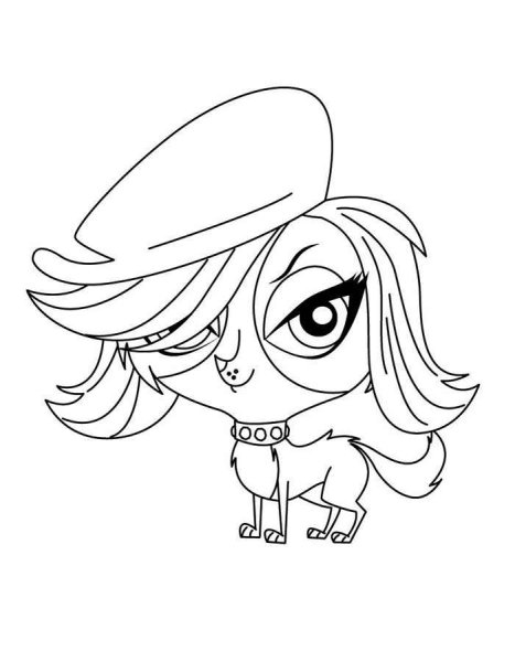 Раскраска Littlest Pet shop