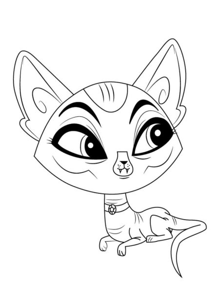 Раскраска Littlest Pet shop