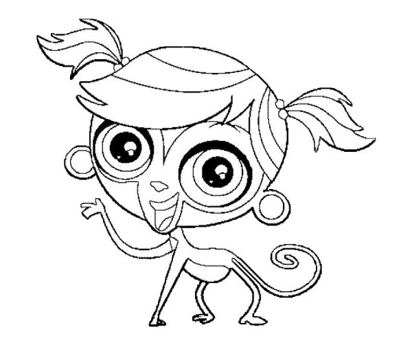 Раскраска Littlest Pet shop