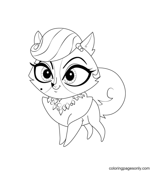 Раскраска Littlest Pet shop