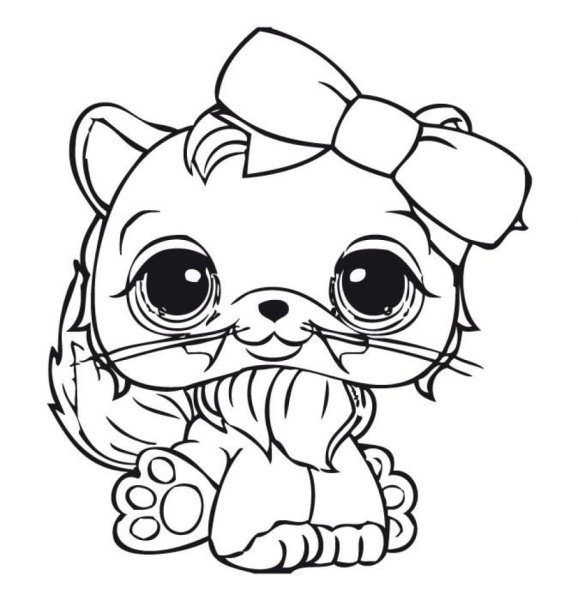 Раскраска Littlest Pet shop