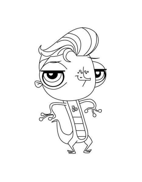 Раскраска Littlest Pet shop