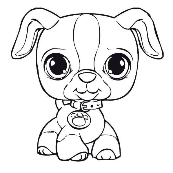 Раскраска Littlest Pet shop
