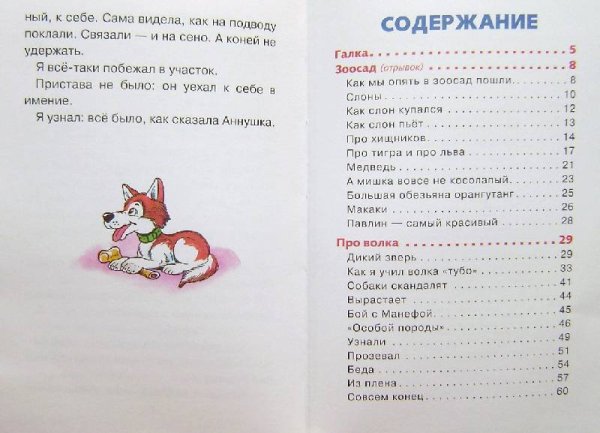 Житков рассказы о животных содержание книги
