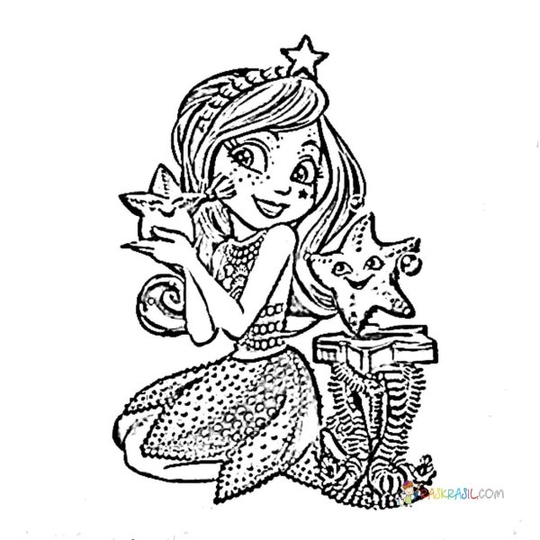 Раскраска Enchantimals Павлин