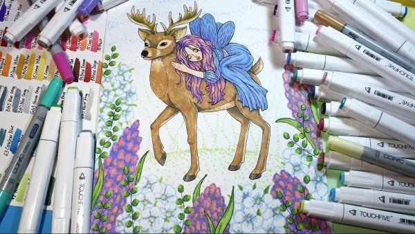 Креативные идеи для рисования маркерами
