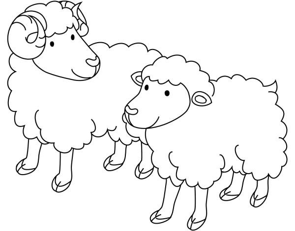 Стоковые векторные изображения по запросу Рождественские овцы