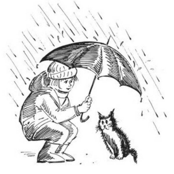 Раскраска для девочек котята