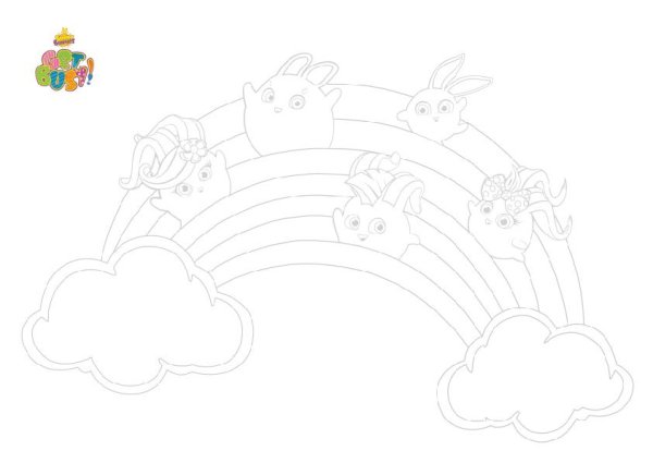Sunny Bunnies раскраска