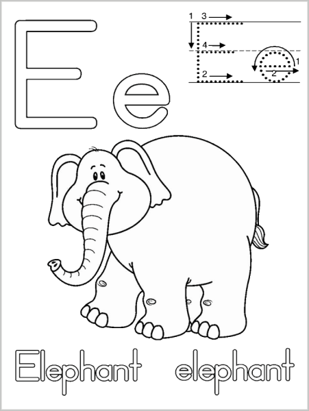 Животные раскраска для детей Worksheets