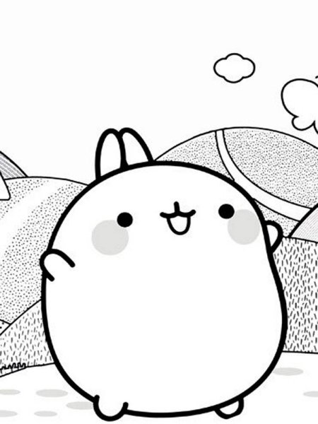Кролик Molang Король