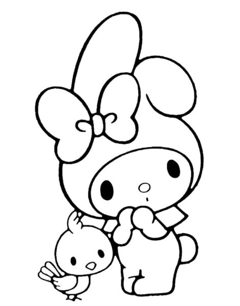 Разукрашки my Melody