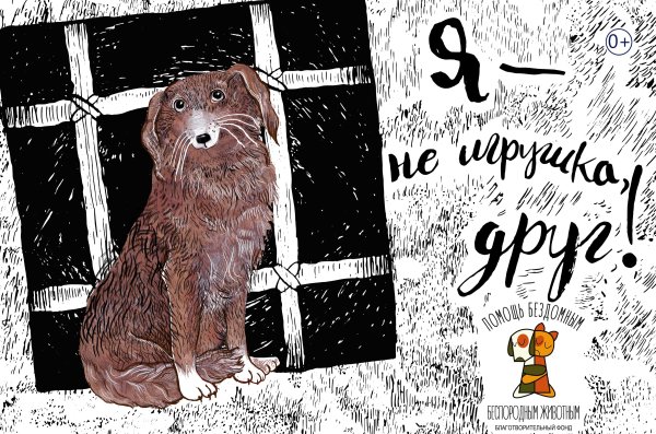Плакаты в защиту бездомных животных