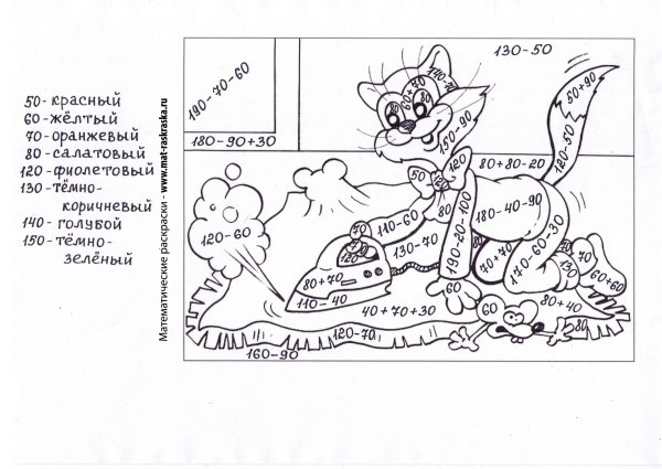 Математическая раскраска