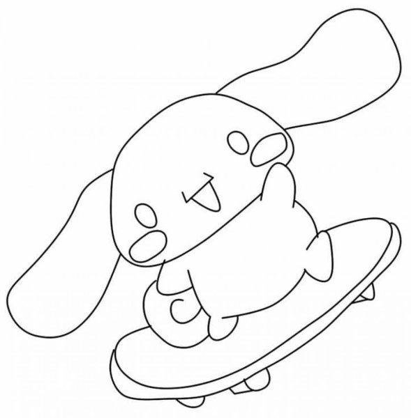 Cinnamoroll раскраска