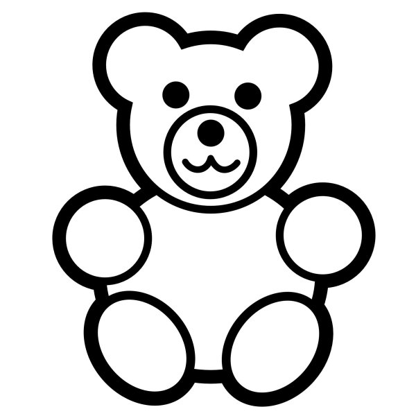Раскраска плюшевые игрушки