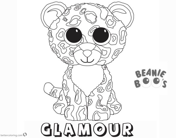 Раскраска Beanie Boo