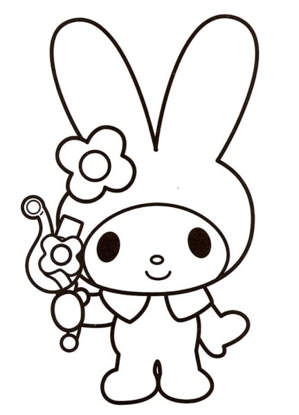 Cinnamoroll раскраска