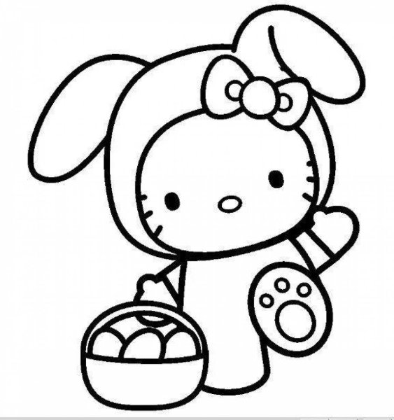 My Melody раскраска