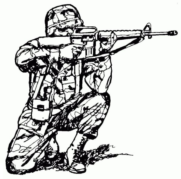 Раскраска: военные