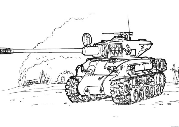 Раскраски танков World of Tanks т34