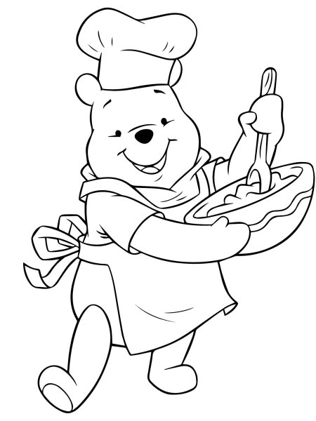 Раскраска кухня