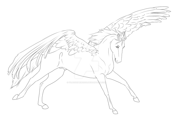 Раскраски пегасов и единорогов