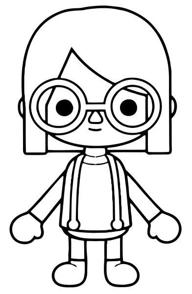 Toca Life World раскраска