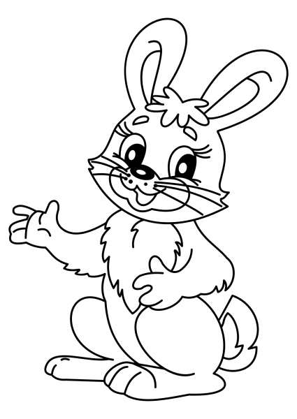 Peter Rabbit раскраска