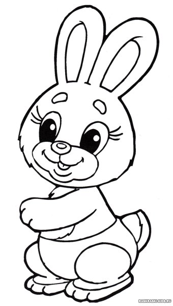 Раскраски заяц из сказки колобок (54 фото)