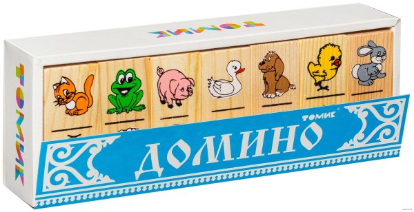 Домино с животными для детей