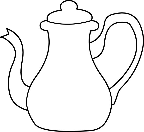 Заварочный чайник раскраска