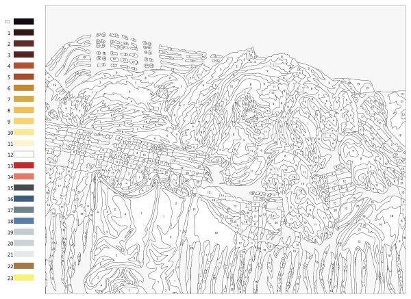 Раскраски Paint by number