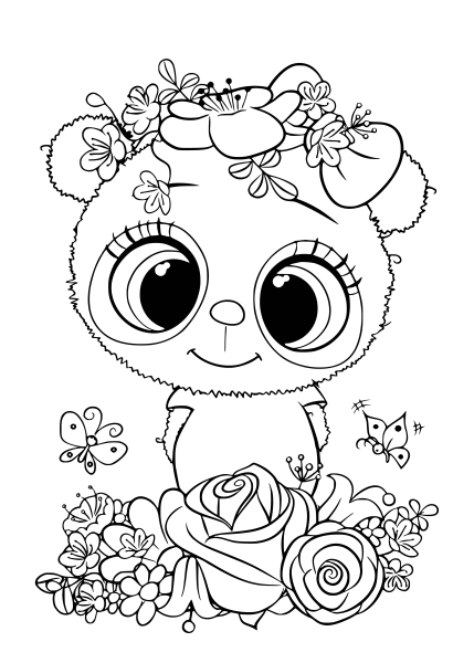 Кошка Единорог раскраска