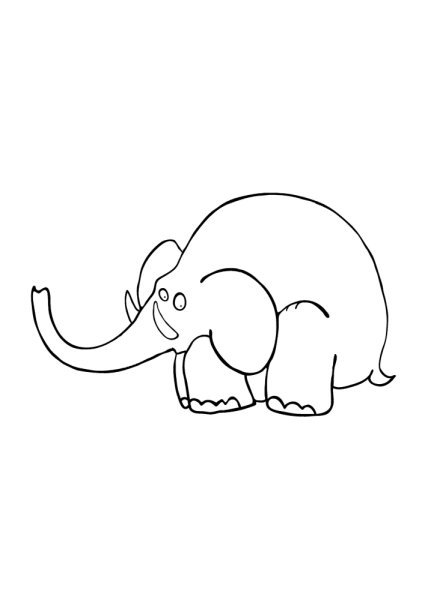 Векторы по запросу Лист раскрашивания слона - страница 4