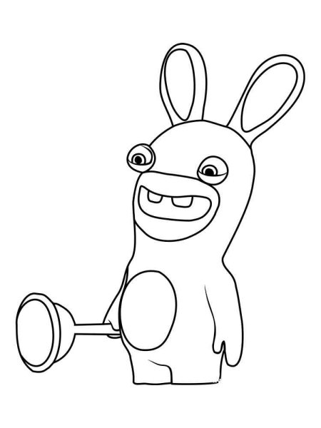 Rabbids Invasion раскраска