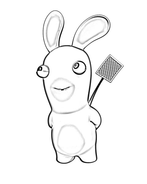 Rabbids Invasion раскраска